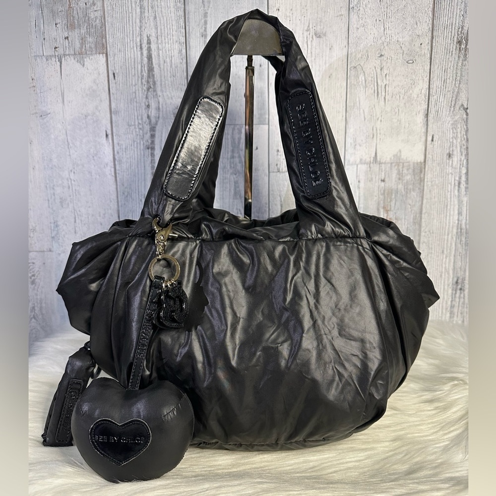 SEE BY CHLOE fluffy bag in black